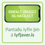 Pantaðu lyfin þín á Lyfjaver.is._hvít