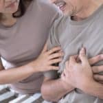 Elderly,Asian,Man,With,Chest,Pain,From,A,Heart,Attack,