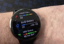 Er snjallúrið að segja þér sannleikann? Garmin snjallúr sem sýnir púls, HRV, Body Battery og hjartalínurit á úlnlið notanda.